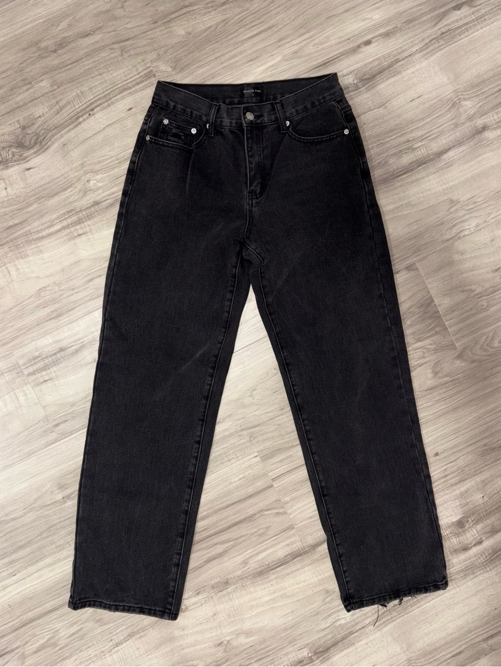 White Fox High-Rise Straight Leg Women's Jeans S